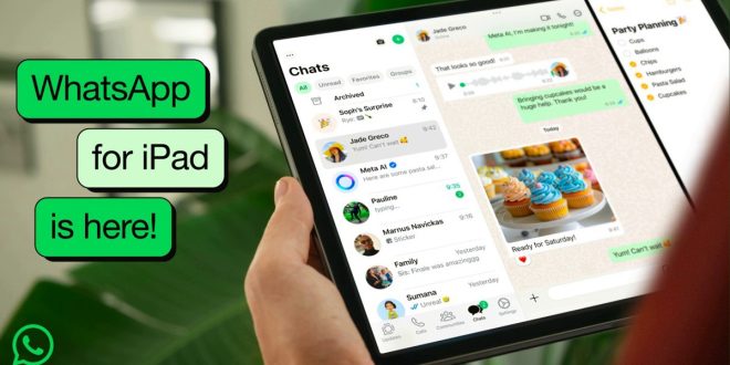 واتس اپ برای آیپد اپل سرانجام بعد از ۱۵ سال منتشر شد