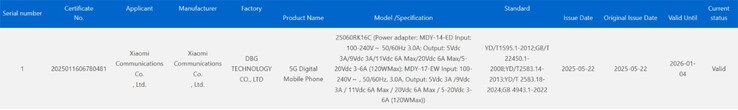 Xiaomi Redmi K80 Ultra spotted with new 120 W Xiaomi charger before release1 ردمی K80 اولترا