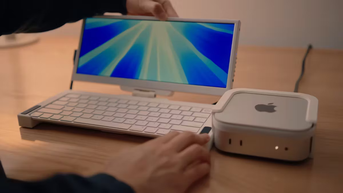 someone-is-turning-their-m4-mac-mini-into-a-computer1 مک مینی M4 قابل حمل