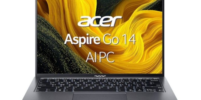 ایسر Aspire Go 14 مدل ۲۰۲۵ با پردازنده Intel Core Ultra، گرافیک Intel Arc و ۳۲ گیگابایت رم معرفی شد - دیجینوی