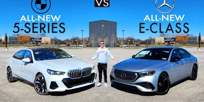 مرسدس بنز E-Class در برابر بی‌ام‌و سری ۵: نبرد سدان‌های لوکس - دیجینوی