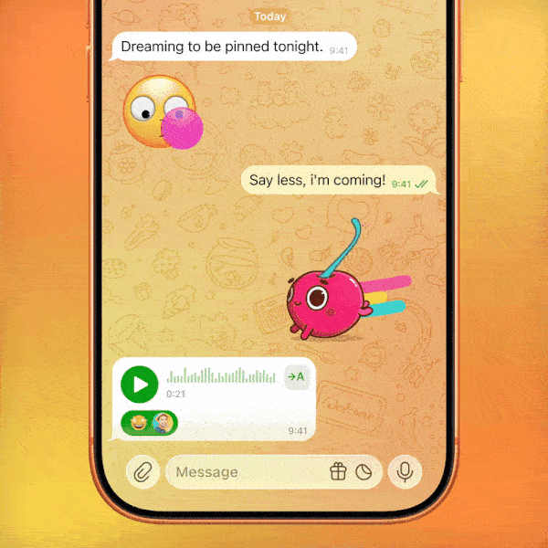 تلگرام با قابلیت لایو استوری و حراج گیفت‌ها آپدیت شد