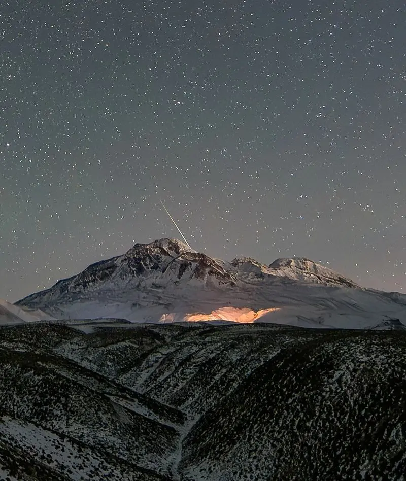 اوج درخشش بارش شهابی جوزایی بر فراز کوه سبلان