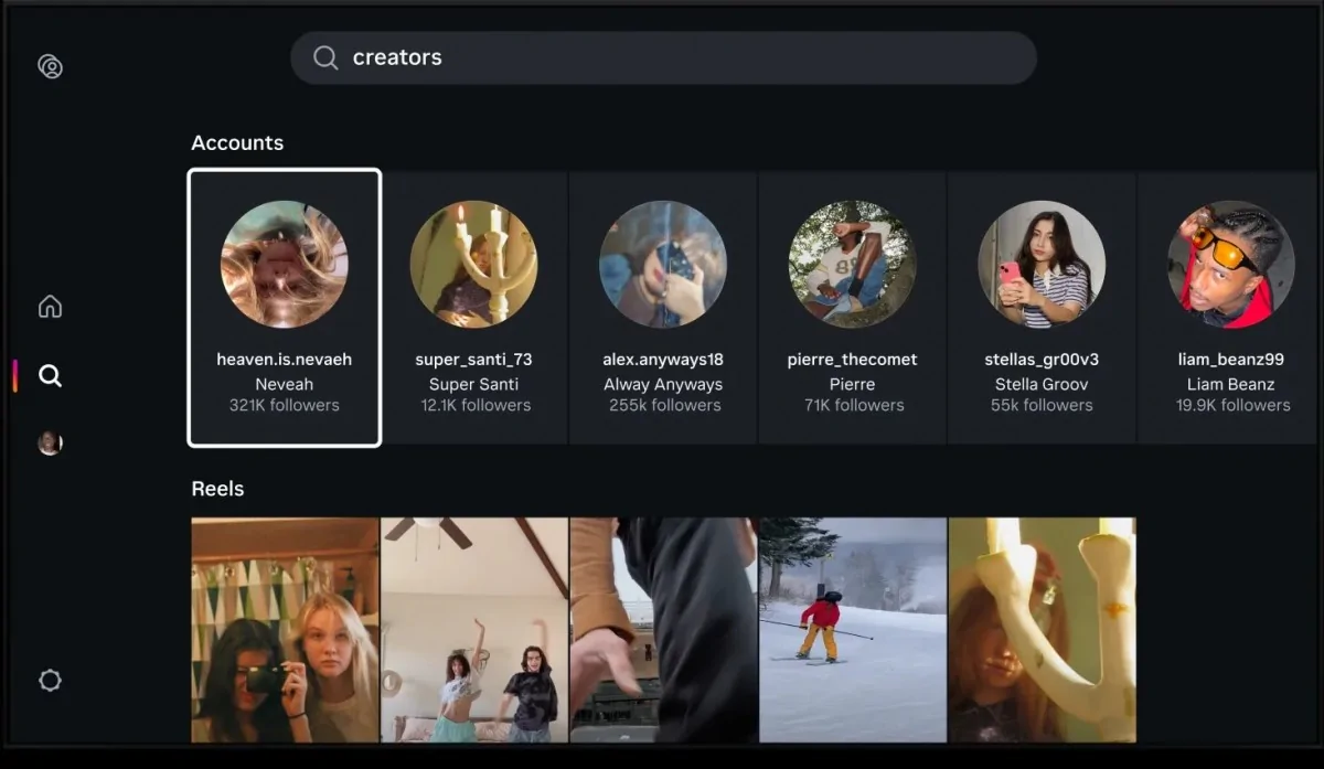 اینستاگرام به تلویزیون میآید / عرضه اختصاصی اپلیکیشن جدید ریلز