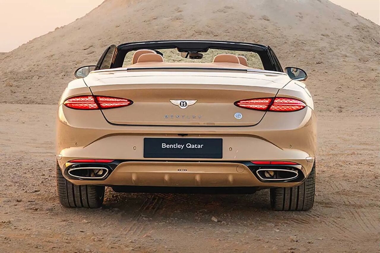 بنتلی خاص برای ادای احترام به غروب خلیجفارس