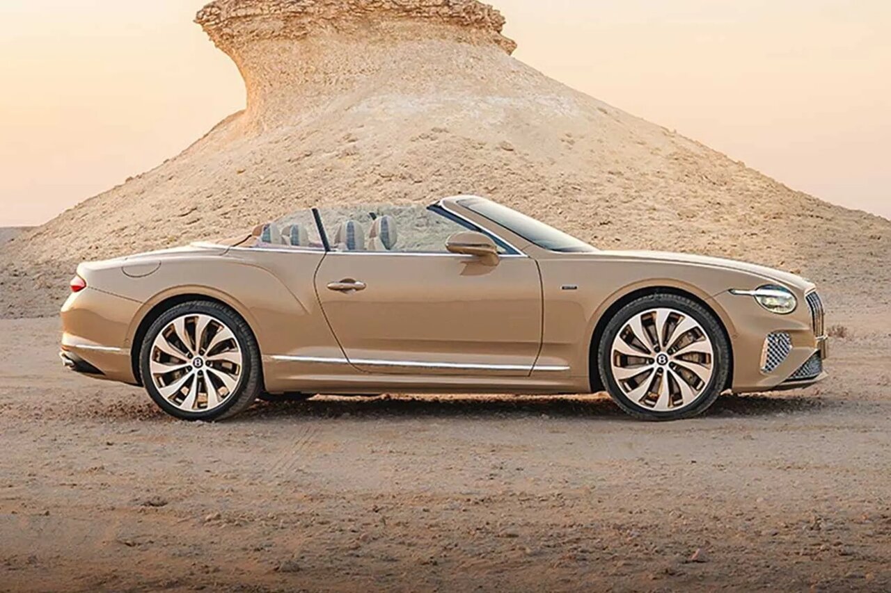 بنتلی خاص برای ادای احترام به غروب خلیجفارس