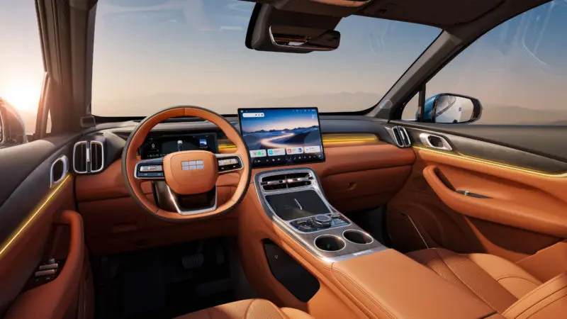 شاسیبلند قدرتمند و کممصرف جیلی گلکسی M7 رونمایی شد