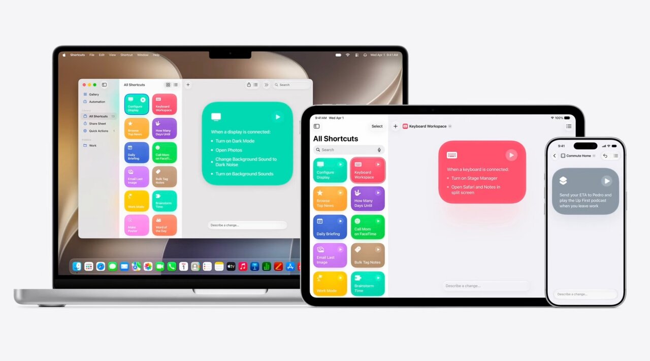 اپل با هوش مصنوعی ساخت «Shortcuts» را سادهتر کرد اپل با هوش مصنوعی ساخت «Shortcuts» را سادهتر کرد